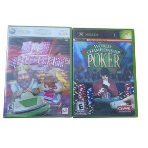 Lot of 2 Xbox Games - Big Bumpkin' (sealed) - World Champion Ship Poker